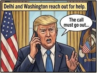 Delhi and Washington reach out for help